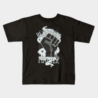 Black Lives Matter- invert design Kids T-Shirt